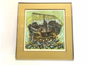 Signed Marjorie Tomchuk Lithograph, 'Noah's Ark' Limited Edition 40/50 - #AR1