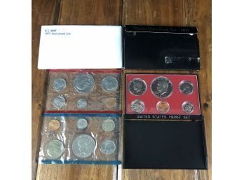 1977 U.S. Mint Proof Set, Uncirculated - Set Of 3 Proofs - #OC-3