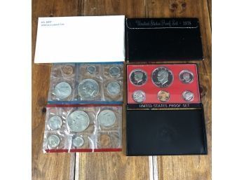 1978 U.S. Mint Proof Set, Uncirculated - Set Of 3 Proofs - #OC-6