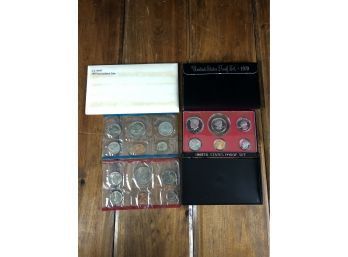 1979 U.S. Mint Proof Sets, Including Susan B. Anthony Dollar, Uncirculated - #OC-7