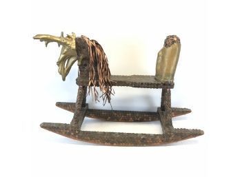 American Folk Art Penny Rocking Horse