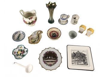 Porcelain & Carnival Glass Collection: Minton's, MZ Austria, L.S. & S. N.Y., & More - #S17-2