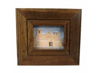 Framed Patricia Rose San Francisco De Asis Winter Print - #S11-5