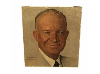 Dwight D. Eisenhower By Norman Rockwell Print, Museum Reproductions Co. - #S11-5