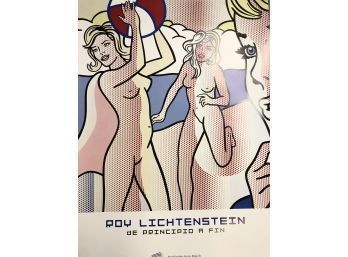 2007 Roy Lichtenstein Fundacion Juan March Exhibition Poster, NUDES WITH BEACHBALL - #S2-5