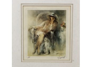 Signed W. Haenraets Artist Proof, Pensive Moments - #BW-A5