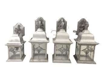 Outdoor Wall Mount Lanterns, Set Of 4 - #S8-1