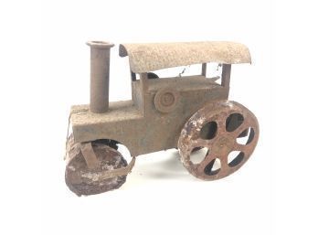 Antique SteelCraft Pressed Steel Ride On Steam Roller - #S14-1