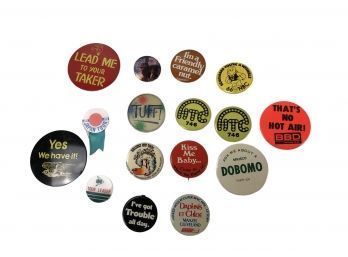 Vintage Pin-Back Buttons - #S1-4