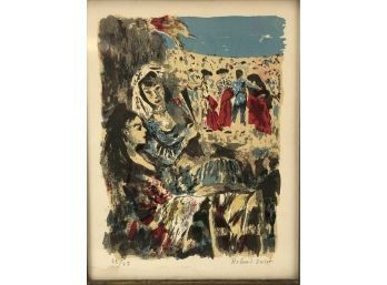 Signed Roland Oudot Color Lithograph, No. 63/65 - #RBW