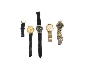 Vintage Wrist Watches: Juvenia 21 Slimatic, Movado, Seiko & Laguna - #JC