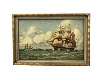 Framed Clipper Ship Print - #S2-2