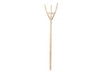 Wooden Three Prong Hay Fork - #SW