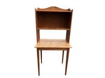 Vintage Oak Writing Table / Secretary Desk - #S23-F