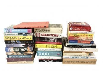 Collection Of Hard And Softcover Books - #S8-1