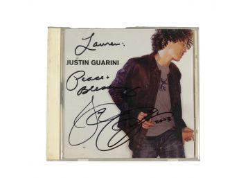 Autographed Justin Guarini CD, American Idol Runner Up (First Season) - #JC