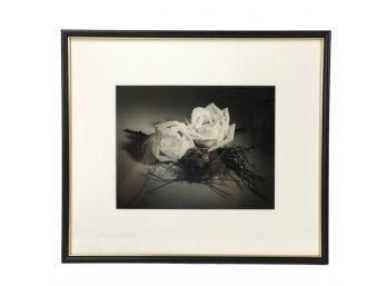 Richard Mizdal Black & White Giclee, Rose Nest, Framed & Matted - #BW-A4