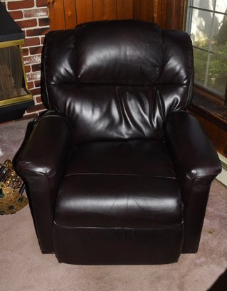 Leather LIFT Power Reclining Arm Chair With Remote