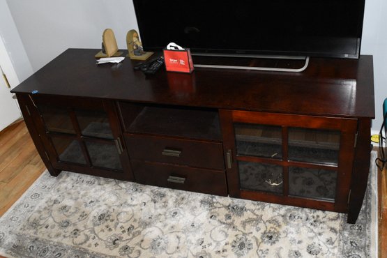 Wooden Tv Stand Cabinet Entertainment Console Table