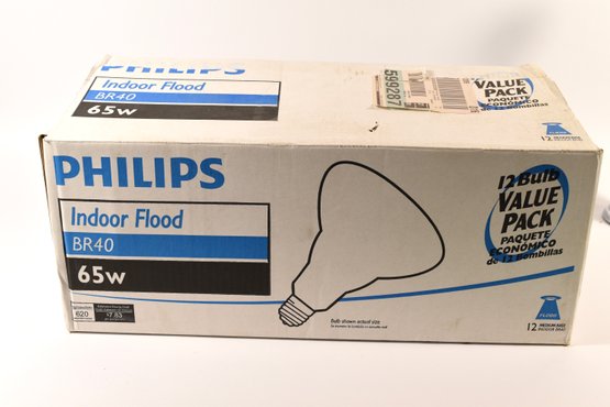 Phillips Indoor Flood Light Bulbs 65W - 10 Total