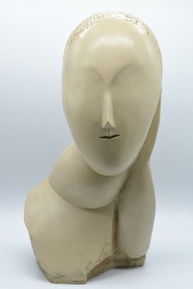 Abstract Head Sculpture Contemporary Artwork Unique Statue Figurine Constantin Brincusi