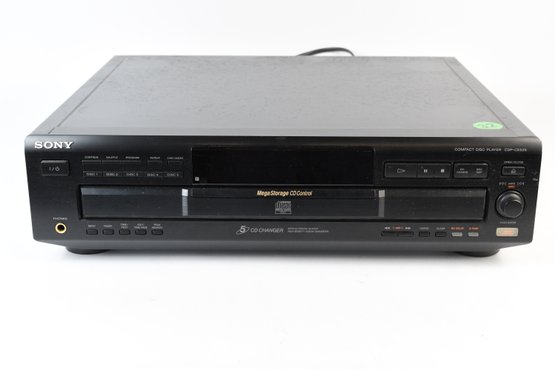 Sony CDP-CE525 5-Disc CD Changer Player System