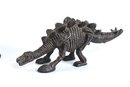 Cast Iron Dinosaur Sculptures Door Stops Triceratops & Stegosaurus Dinosaurs