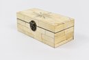 Wooden Jewelry Box With Beautiful Decorative Bone Inlay