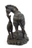 Veronese Design Zebra & Calf Sculpture Metal Figure