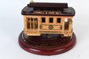 Powell & Hyde Wooden San Francisco Cable Car Musical Turntable