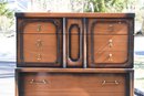 Gorgeous Bassett Furniture Industries Inc. Royal Walnut Wood Dresser