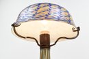 Absolutely Stunning Lundberg Studios 1981 Favrille Historical Hand Blown Art Glass Lamp Signed & Numbered