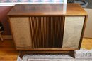 Victrola RCA Victor Model No. PVCR-184 Mid-Century Modern Tube Console Stereo With Premium Walnut Cabinet