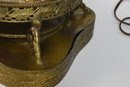 CAPODIMONTE Brass Base Porcelain Italian Table Lamps Circa 30s-40s - 2 Total