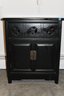 Heather Ann Creations W191077-BLK The Danielson Collection Contemporary Style Multi-Use Double Door Accent Cab