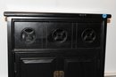 Heather Ann Creations W191077-BLK The Danielson Collection Contemporary Style Multi-Use Double Door Accent Cab