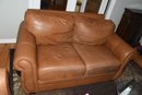 2 Seat Leather Love Seat