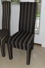 Black & White Tuxedo Dinning Room Chairs - 2 Total