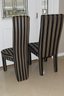 Black & White Tuxedo Dinning Room Chairs - 2 Total