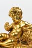 Michael Claude Clodion French Gilt Bronze Putti Bacchus