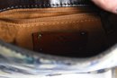 Patricia Nash Blue Clay Floral Pocketbook Handbag Purse