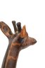 Beautiful Hand Carved Wood Sculpture Of Giraffe
