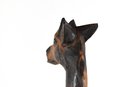 Very Large Magnificent Wood Carving Of Giraffe - 61' Tall