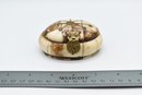 Jewelry Trinket Box Layered With Bone