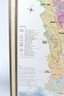 California Wine Region Framed Map