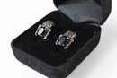 Sterling Silver 925 Onyx Earrings