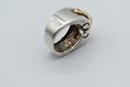 14k Gold & Sterling Silver 925 Ring Size 6.5 - 9g
