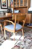 Drexel Mid-Century Modern MCM Dinning Room Walnut Table With 5 Cushioned Chairs