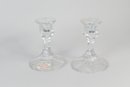 Latrobe 24 Lead Crystal Candle Holders - 2 Total