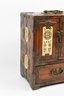19th-20th Century Antique Chinese Wood & Bone Jewelry Box
